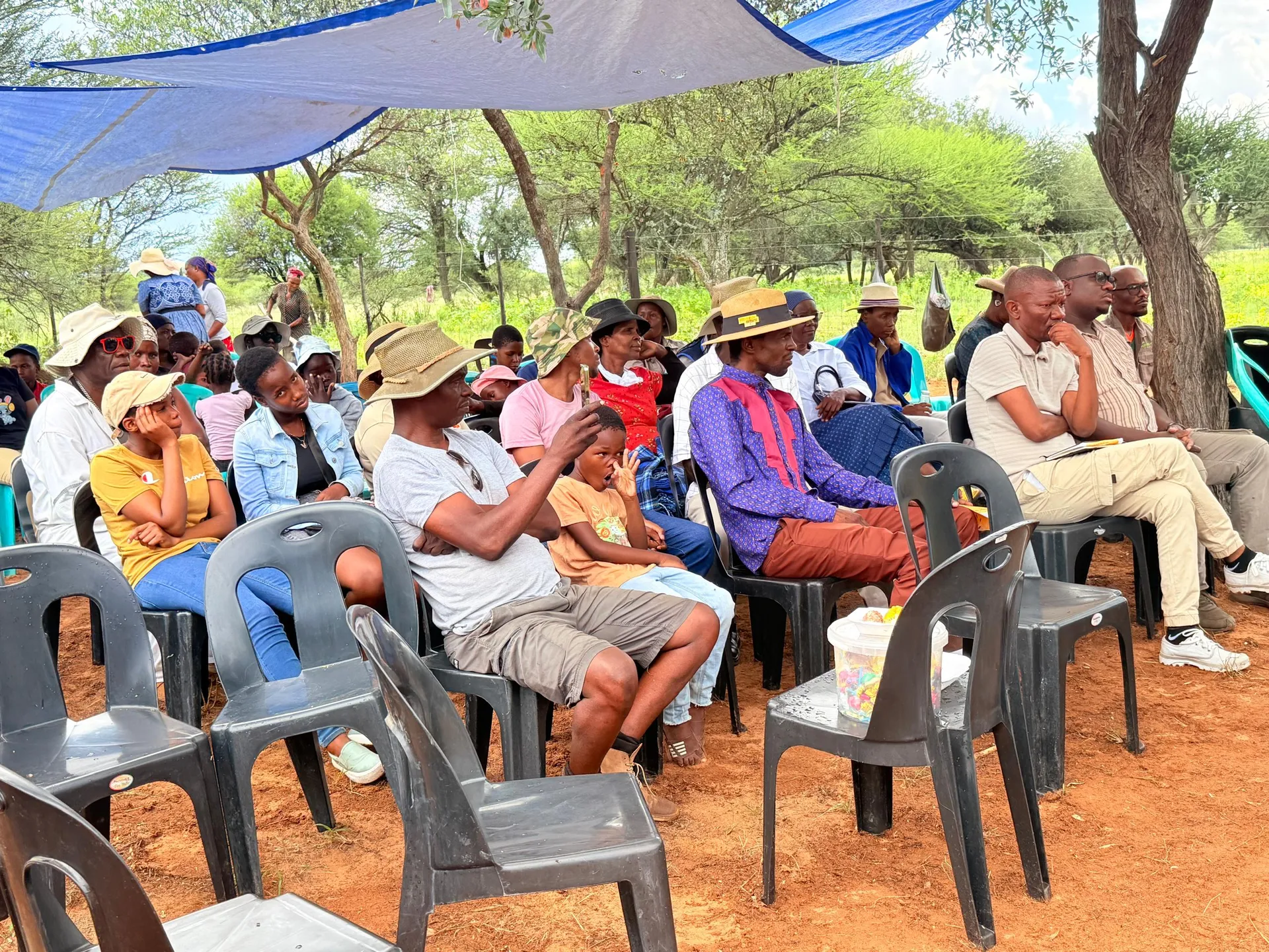 Community audience at a local development presentation